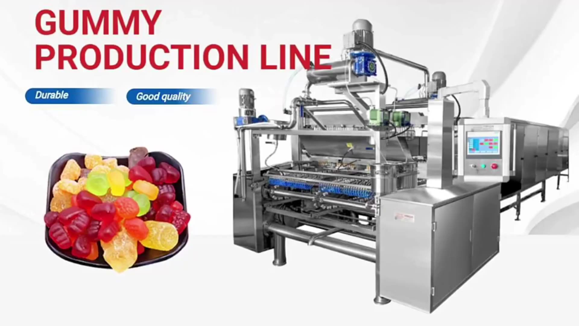 Automatic Vitamin Confectionery Jelly Candy Pectin Candy Making