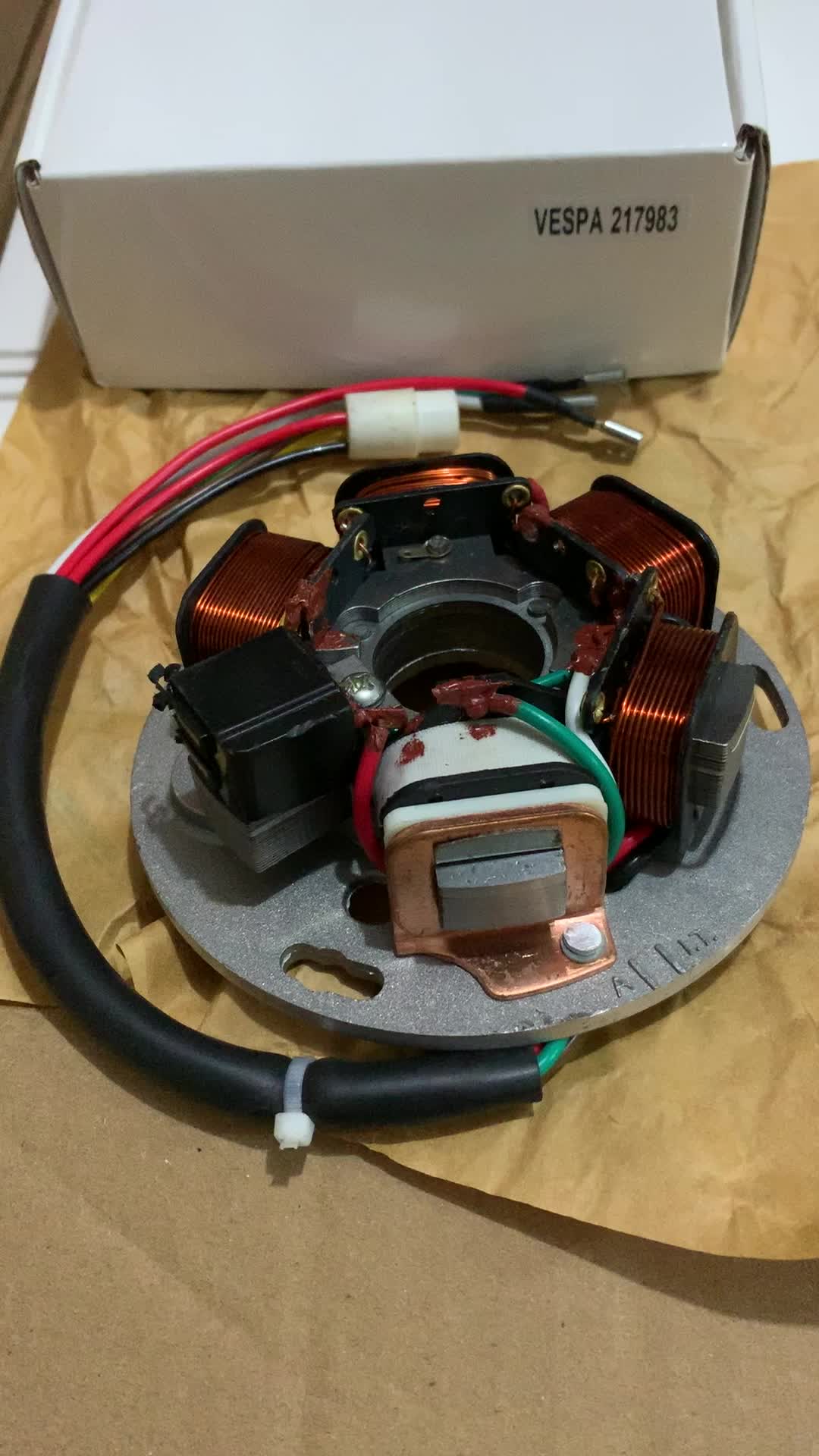 217983 Stator 7 Wire Vespa Px 150 And Rainbow Electric