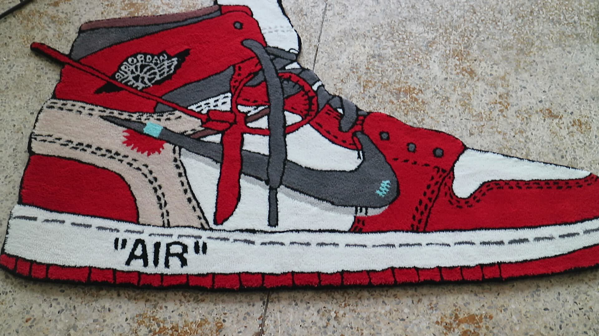 2021 Air Max Jordan Classic Sport Shoes Logo Rug Die Cut Door Mat