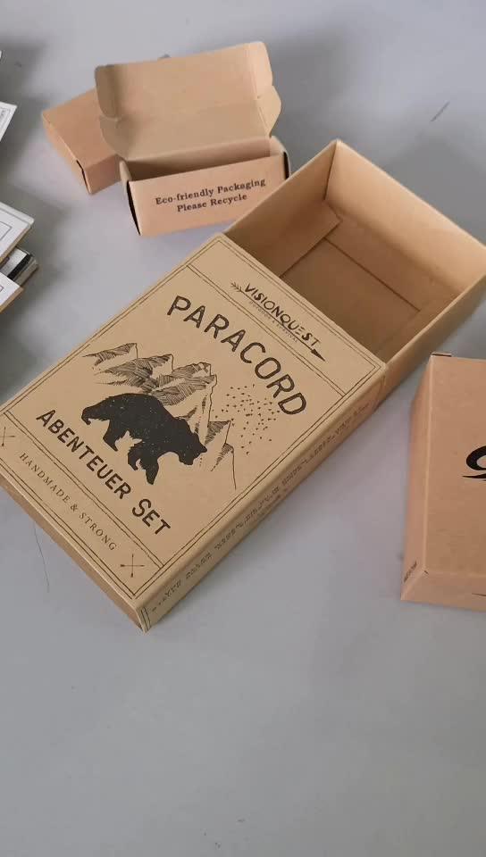 Die Cut Window Recycled Kraft Paper Foldable Box Packaging Buy Kraft