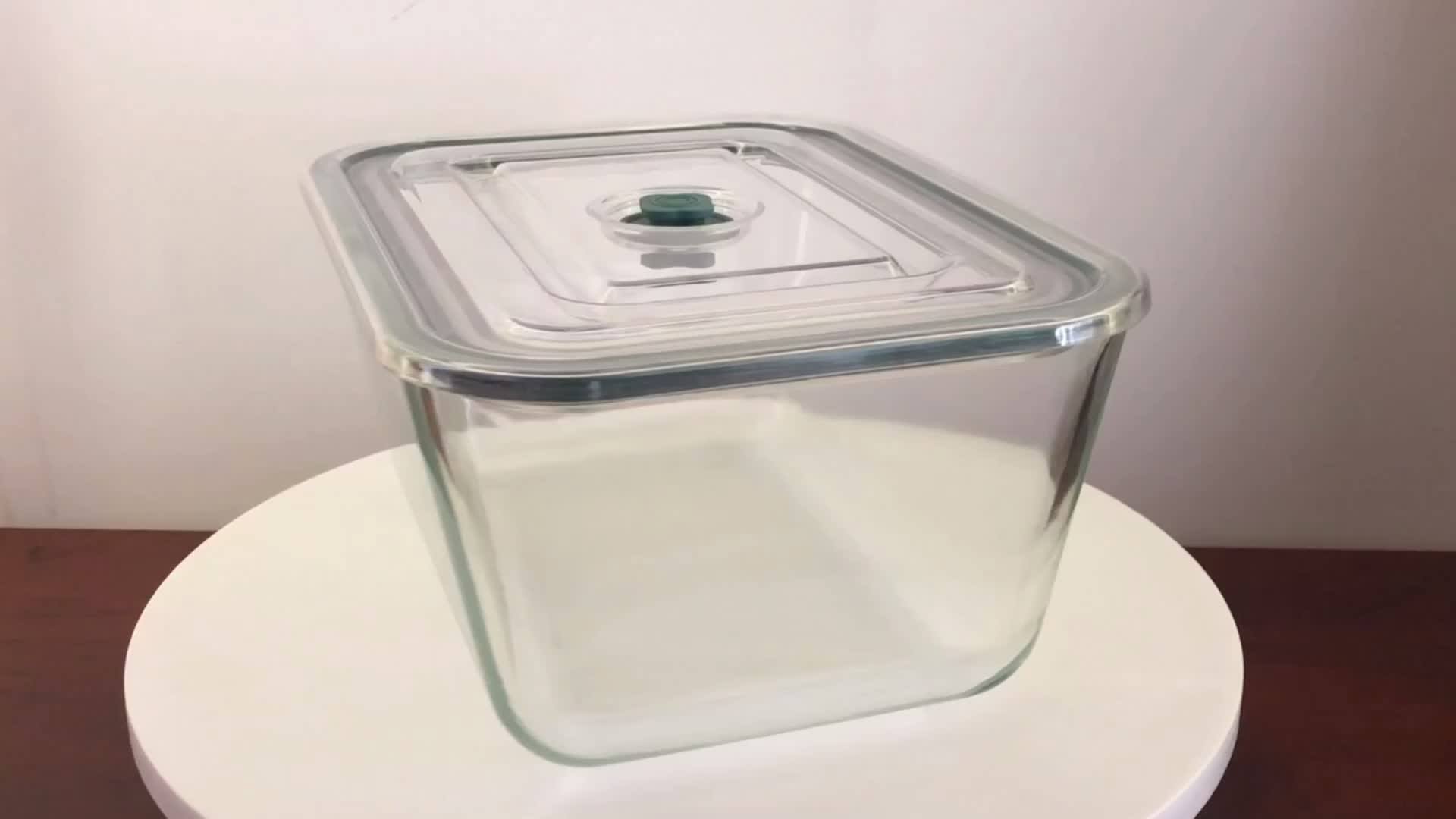 Food Preservation Borosilicate Glass Vacuum Food Container Set Buy