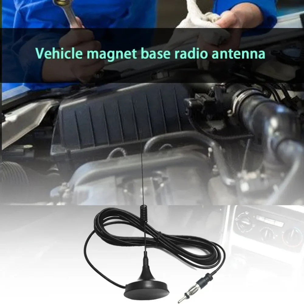 Car AM/FM radio antenna stereo signal rear antenna with 3-meter extended cable CD radio antenna