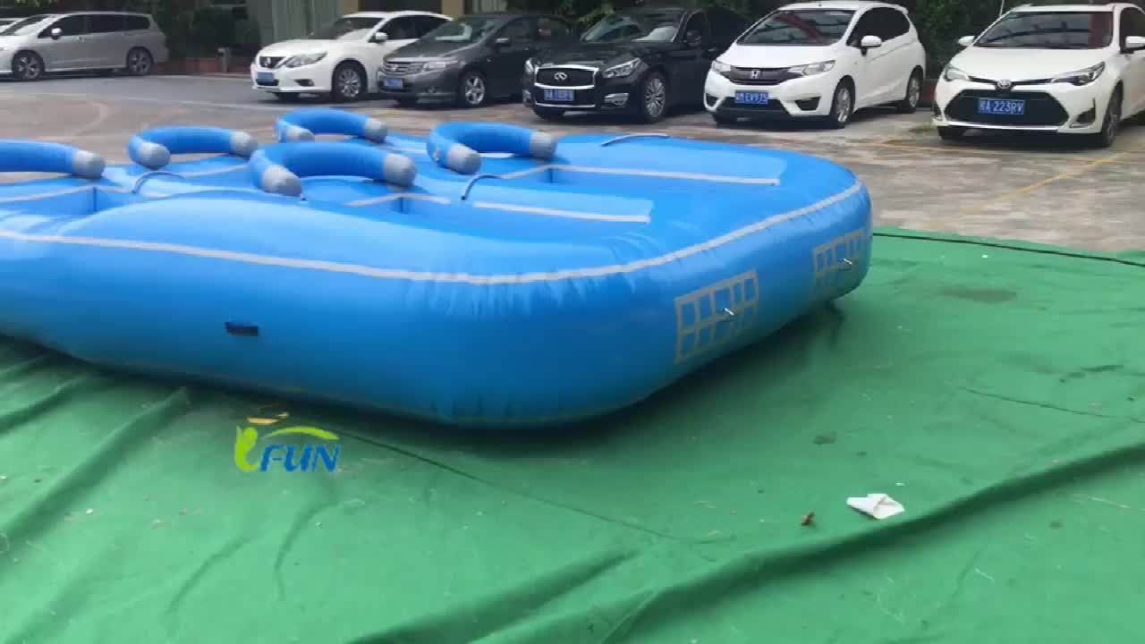 Crazy 5 Person Inflatable Donut Boat/inflatable Water Towable Tube Ski