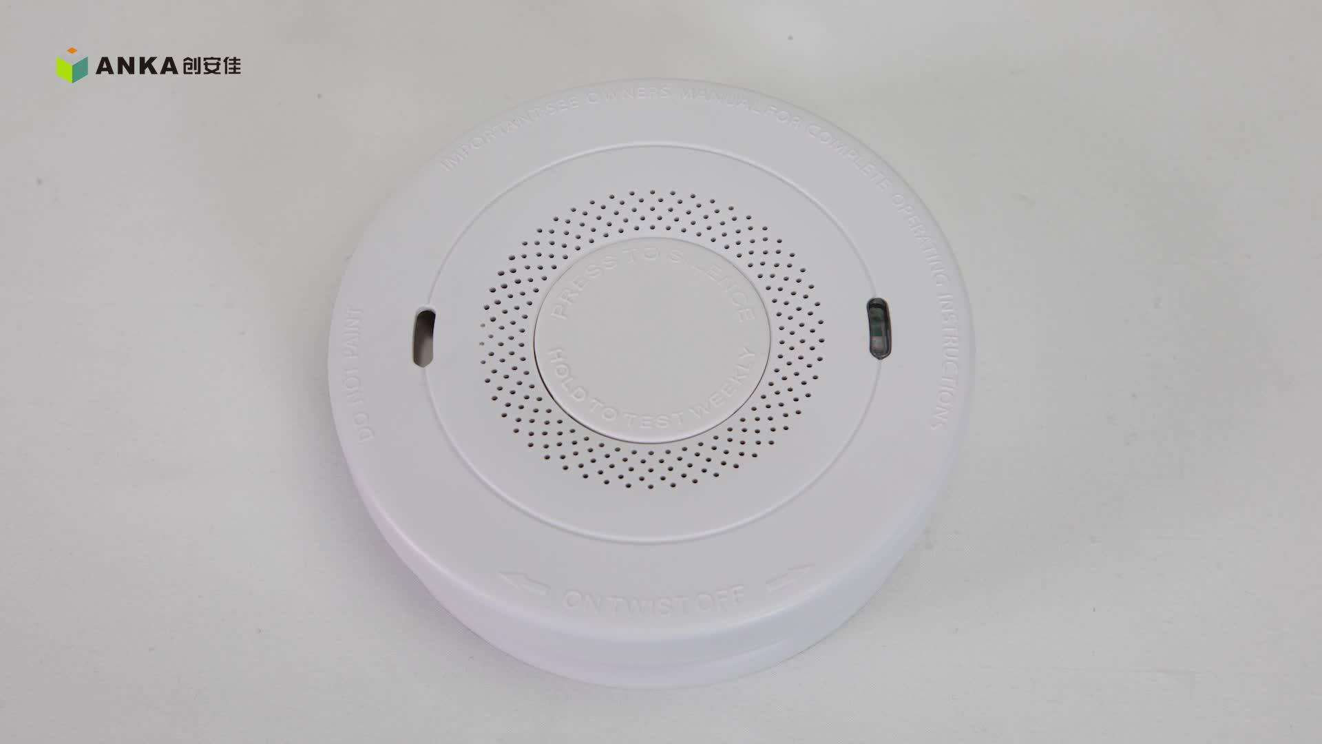 Anka Smoke Alarms American Certified Safety Alarm System Independent