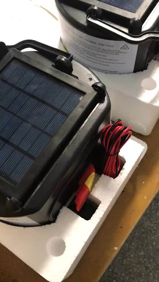 0.8j Solar Electric Fence Energizer With 3w Solar Panel Solar Fence