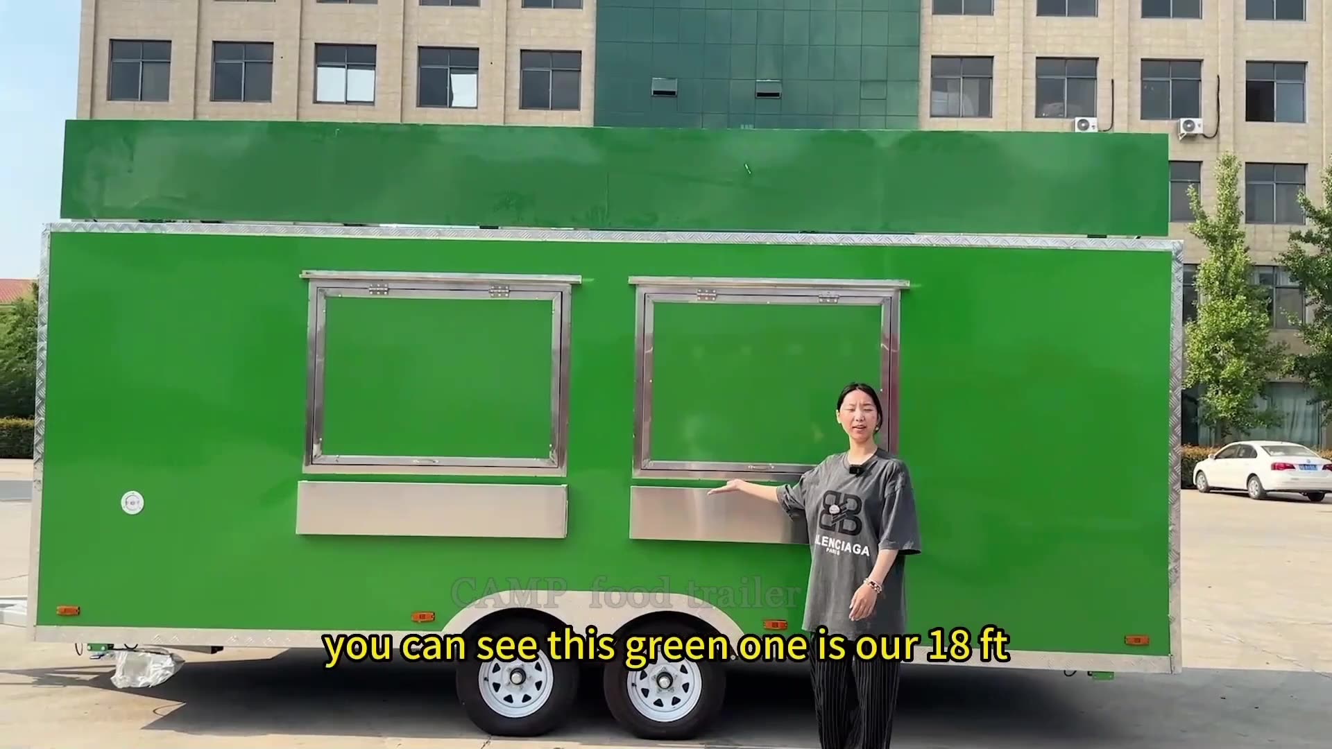 Dot Certificate Food Trailer Fully Equipped Concession Trailer Food