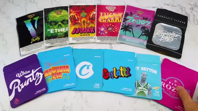 Runtz 3.5 Weed Bags Smell Proof Cookies Baggies Packaging - Buy Weed