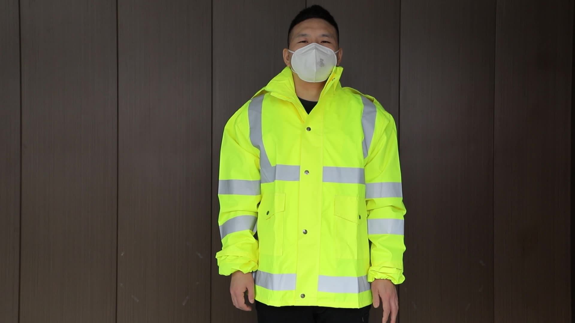 Anti Acid Heavy Duty Two Tones Work Wear Jackets For Factory Industry
