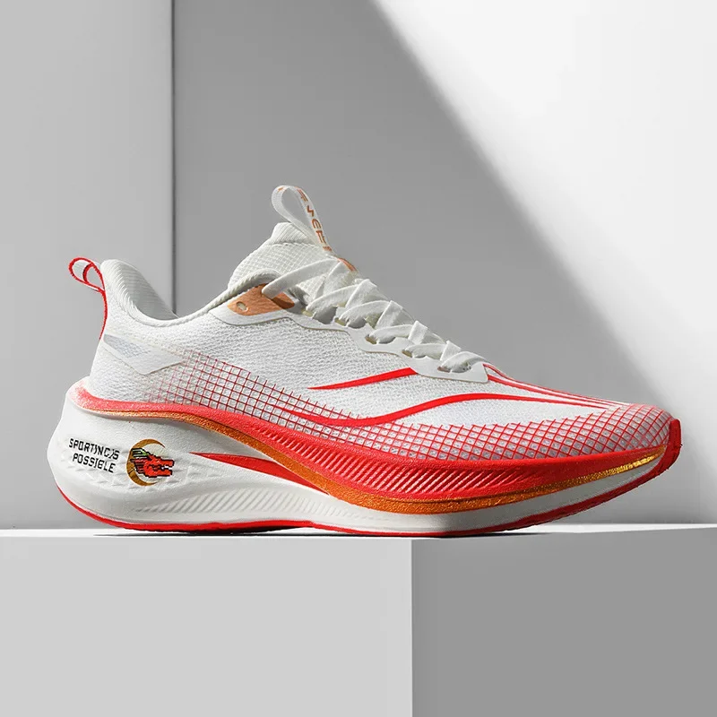 Red Rabbit 7PR Friction Sound Real Explosion Carbon Plate Sports Running Shoes Men's and Women's Ultra Light Fashion Casual Travel Shoes