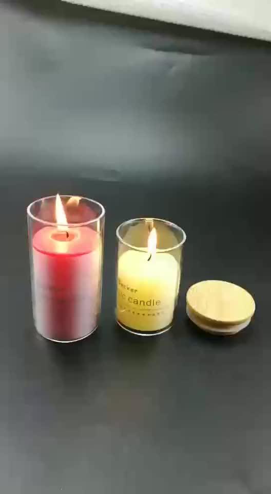 Heat Resistant Handmade Mouthblown 8oz 9oz Glass Candle Jar Glass