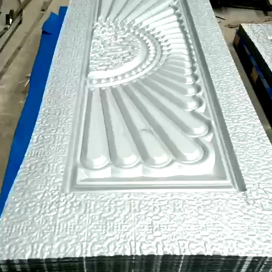 Exterior Door Skin Stamped Steel Sheet Embossed Steel Door Skin Steel