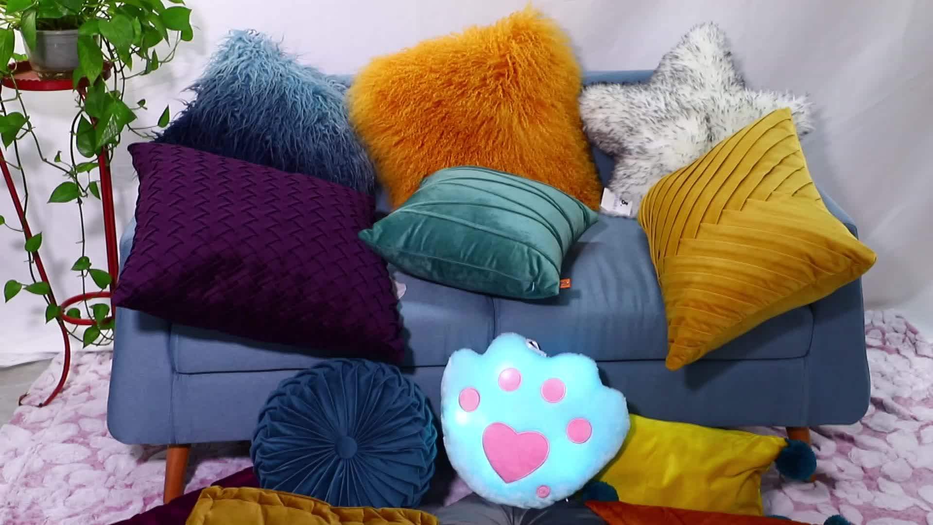 Custom Fashion Chair Seat Cushions Cover Velvet Cushion For Sofa Buy