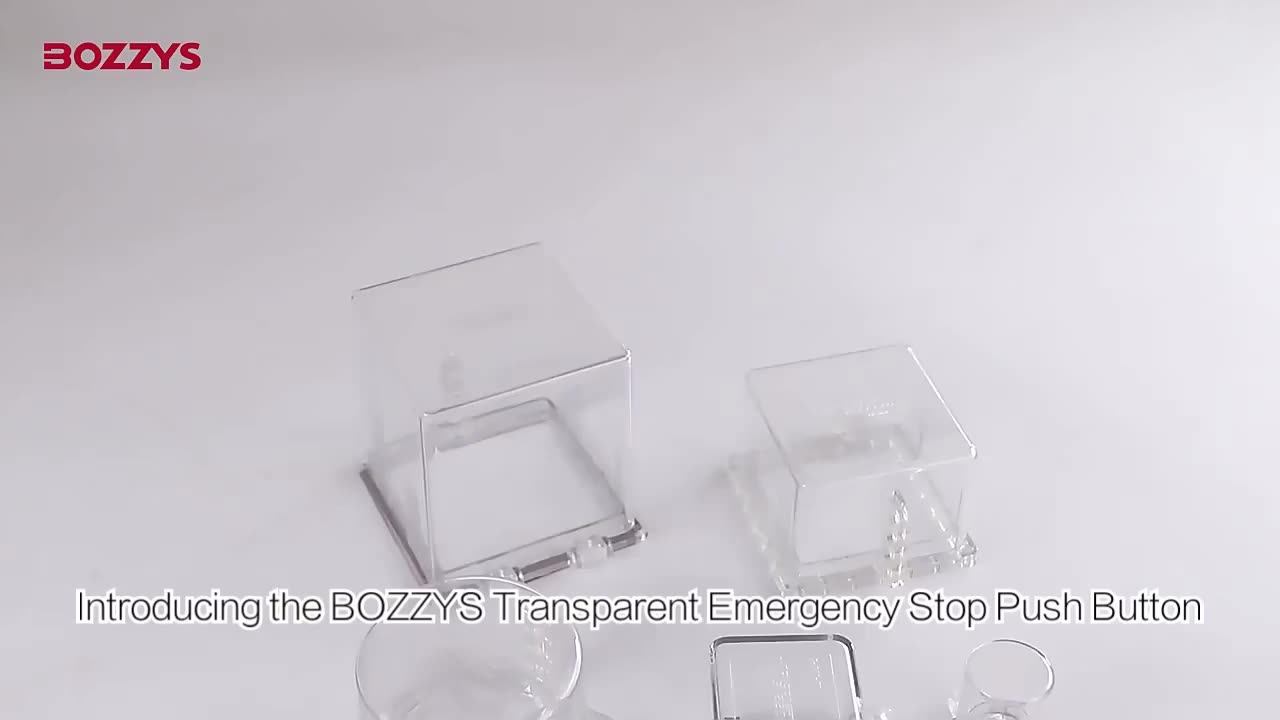 Permanently Installed Transparent Emergency Stop Push Button Cover For ...