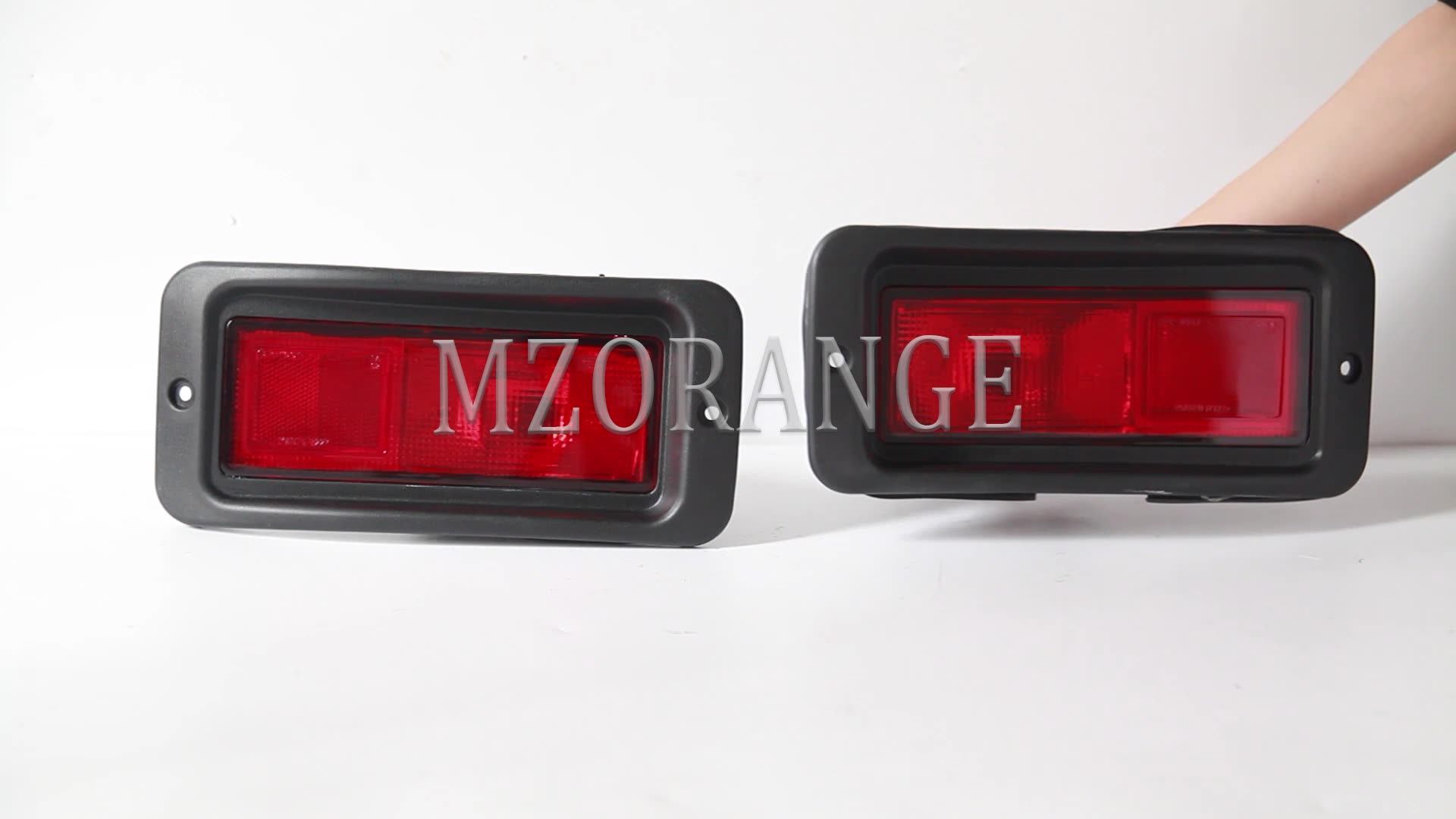Piloto Trasero Para Mitsubishi Para Pajero Para Montero Sport 1999-2008 Reflector Luz Trasera De Freno Parachoques Trasero Lámpara Antiniebla Luz Trasera Reflector Parachoques Trasero ( Color : 1 Pair
