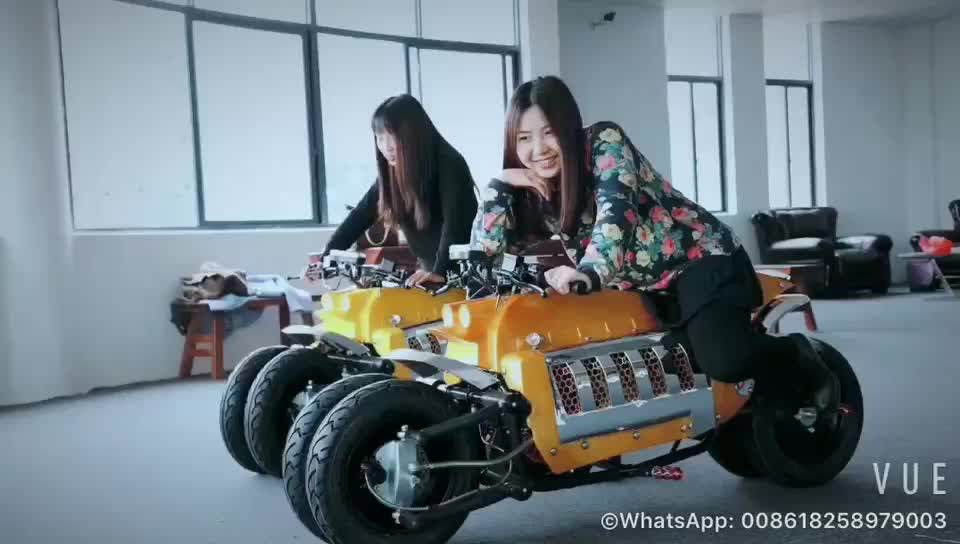 2022 Popular Har Style Electric Motorcycle Bike Four Wheels Electric