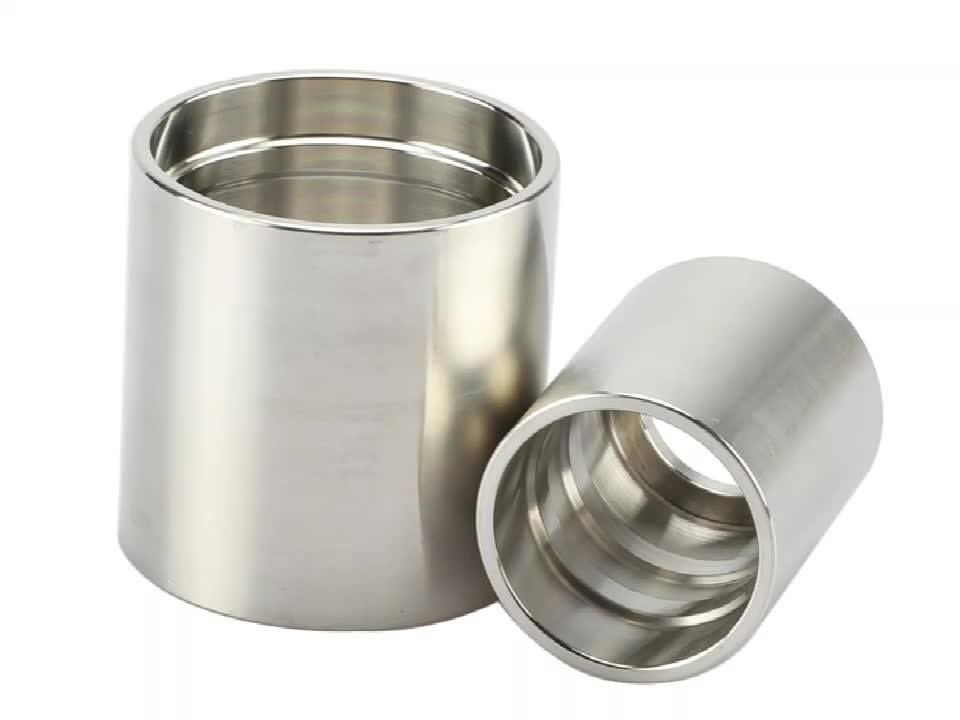 Rf Sanitary Stainless Steel 304 316l Hose Ferrule External Hose Crimp Collar Buy Stainless