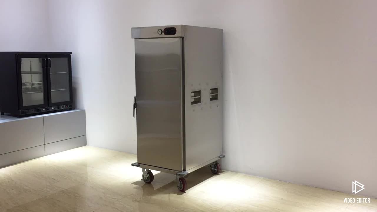 Commercial Food Storage Cart Mobile Heated Kitchen Equipment Hot