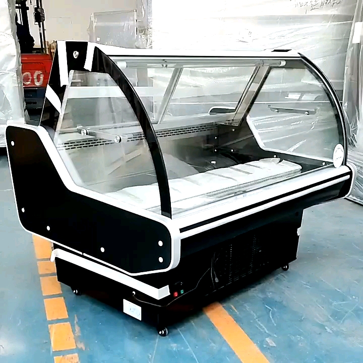 Portable Showcase Countertop Meat And Fish Seafood Used Display Cooler