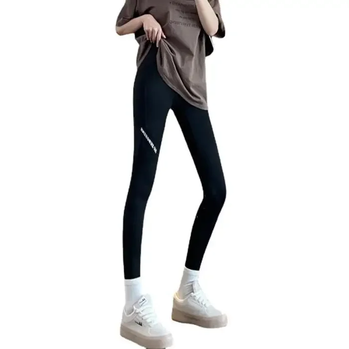 Shark, leggings, autumn trousers, elastic waist belt, underwear for hips shape correction, yoga clothing, high waist, tight