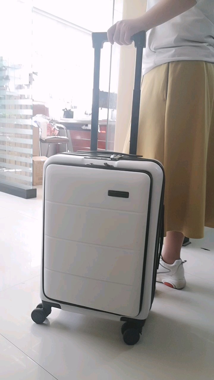 20'' Travelling Trolley Front Open Luggage Suitcases Laptop Pocket