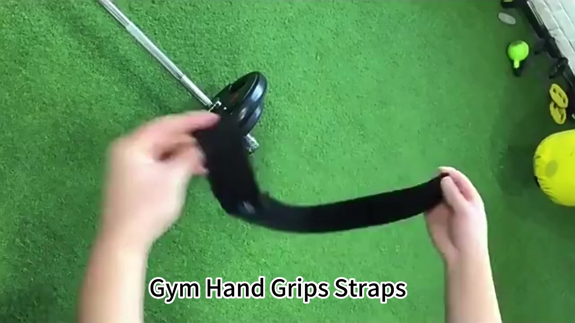 Cotton Power Weight Lifting Straps With Silicone Gym Deadlifting Wrist