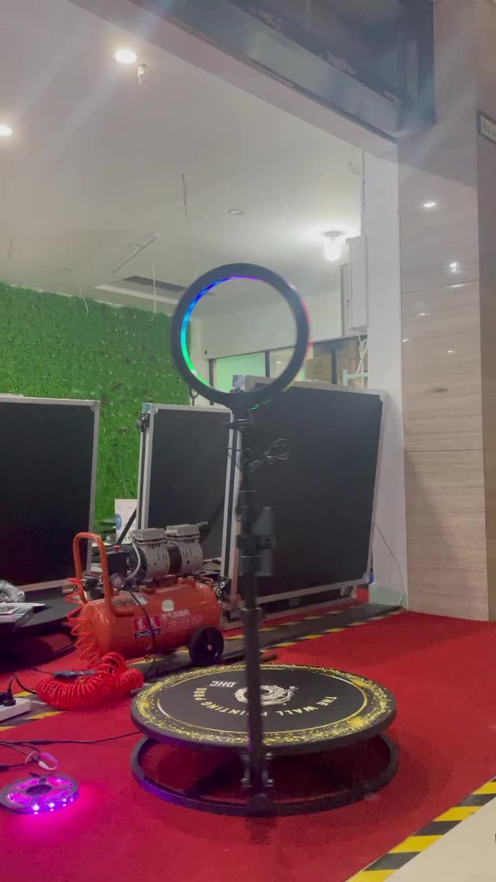 Photo Booth Wholesale Price Flight Case Portable 360 Degree Photo Booth