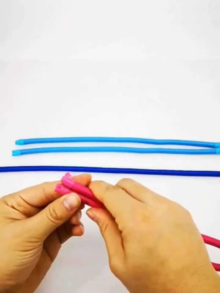 Best Sale Kids Play Twist Rod Game Rainbow Plastic Tube Building Blocks