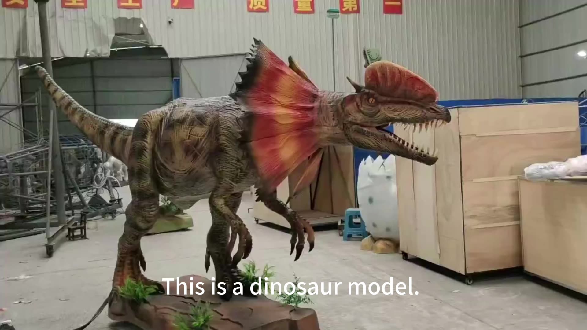 Huge Dinosaur Park Life Size Dinosaur Animatronics Trex Robotic