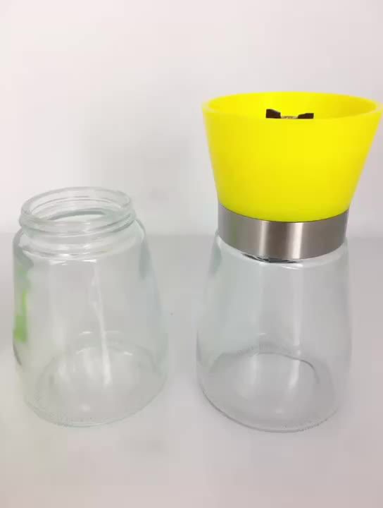 Manual Salt And Pepper Shakers Grinders Seasoning Wholesale Glass