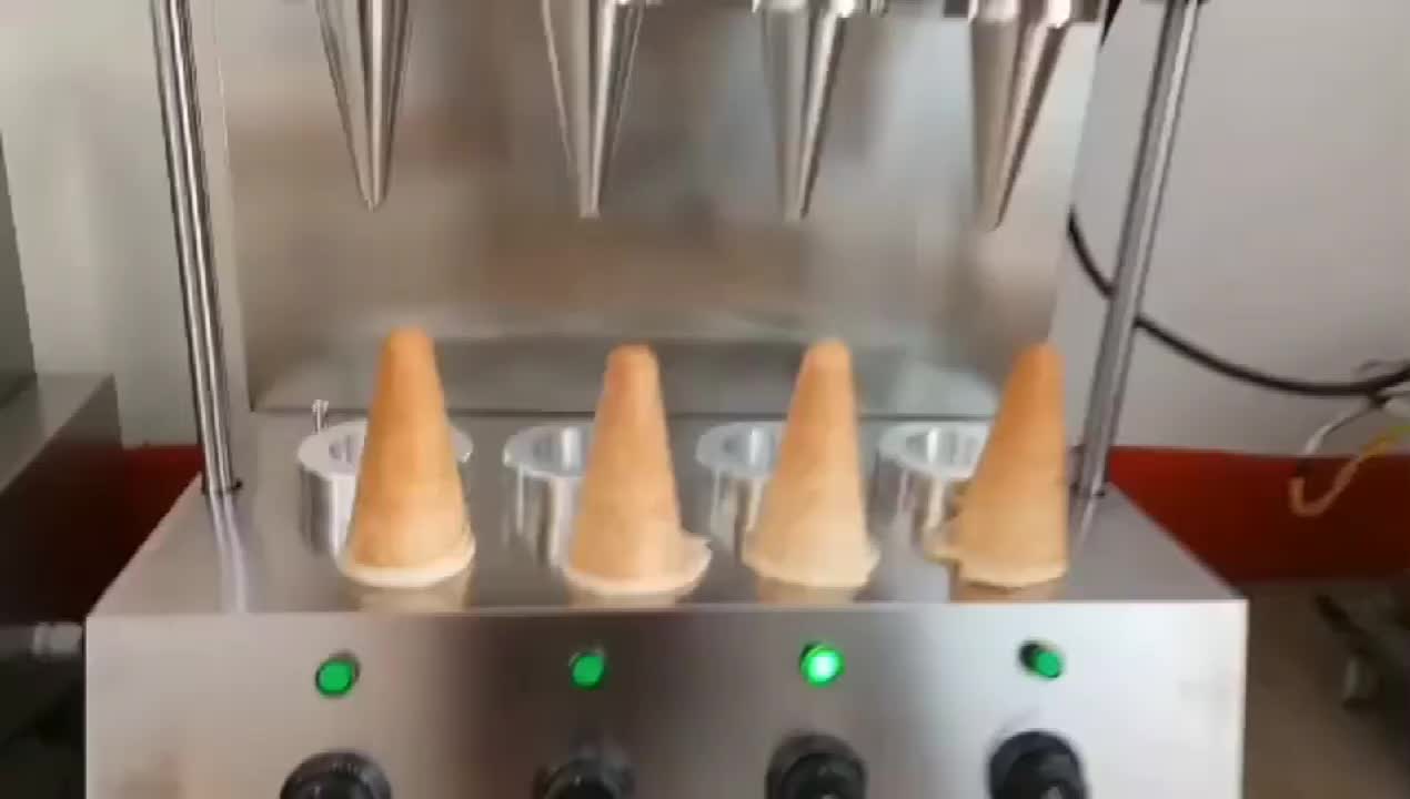 Otomatik Pizza Koni Makinesi Pizza Koni Makinesi Yapma Makinesi Ile