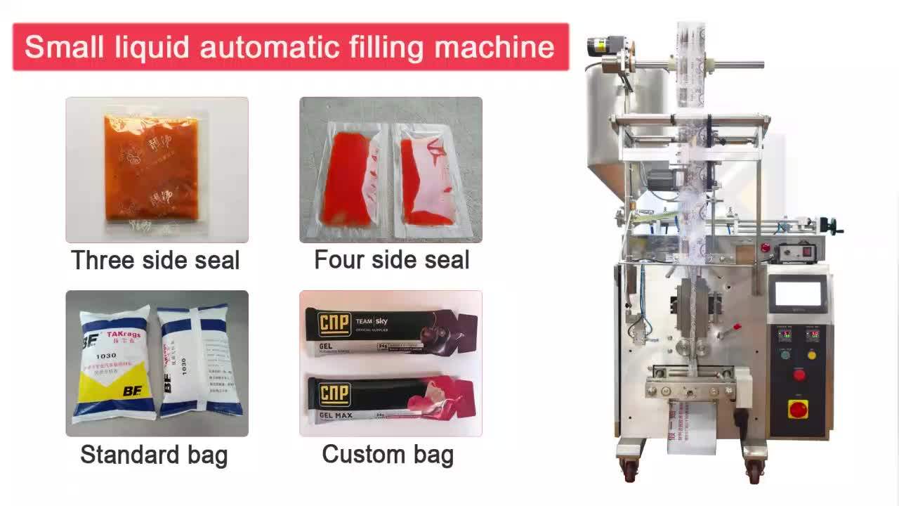 Factory New Design Automatic Fruit Juice Sachet Filling Packing Machine