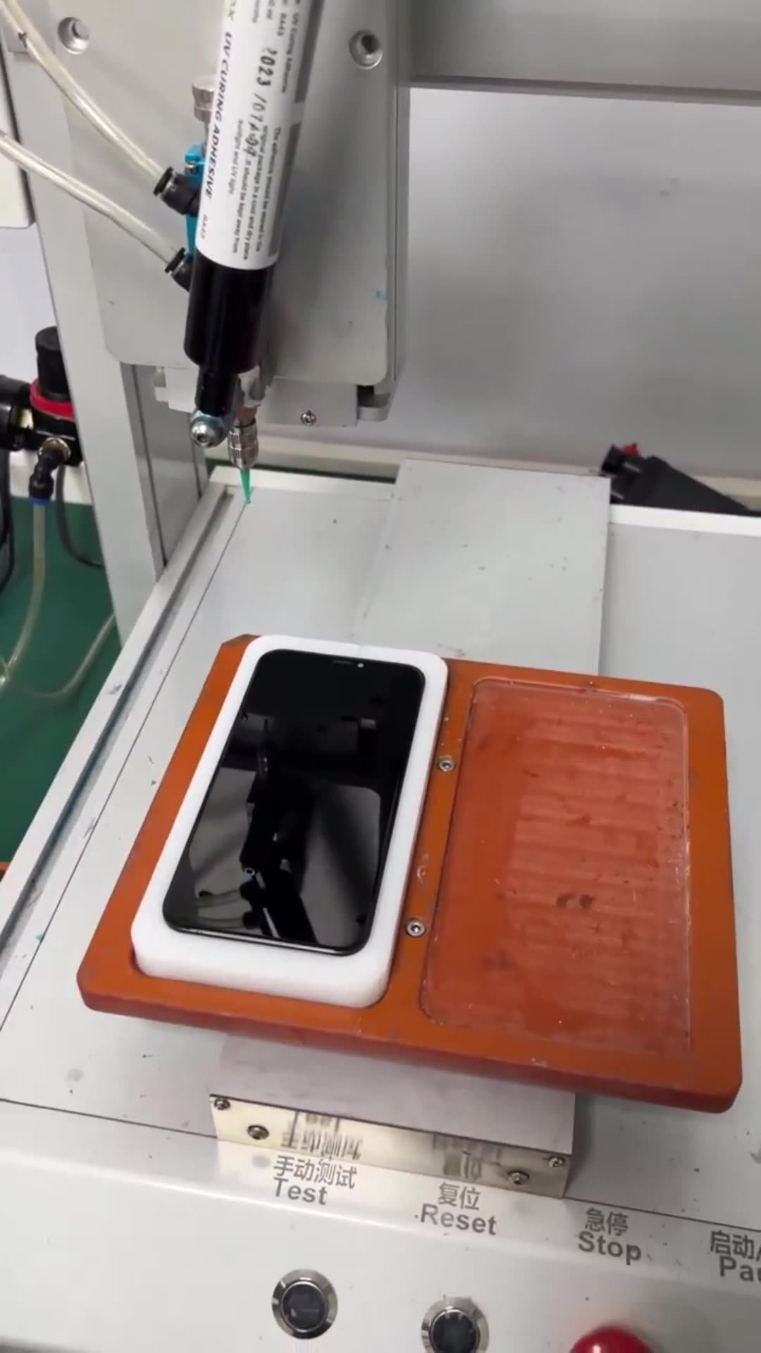 Refox Ap32 Desktop Grinding Polishing Machine For Iphone X 11 14 15 Pro Max Screen Cell Phone