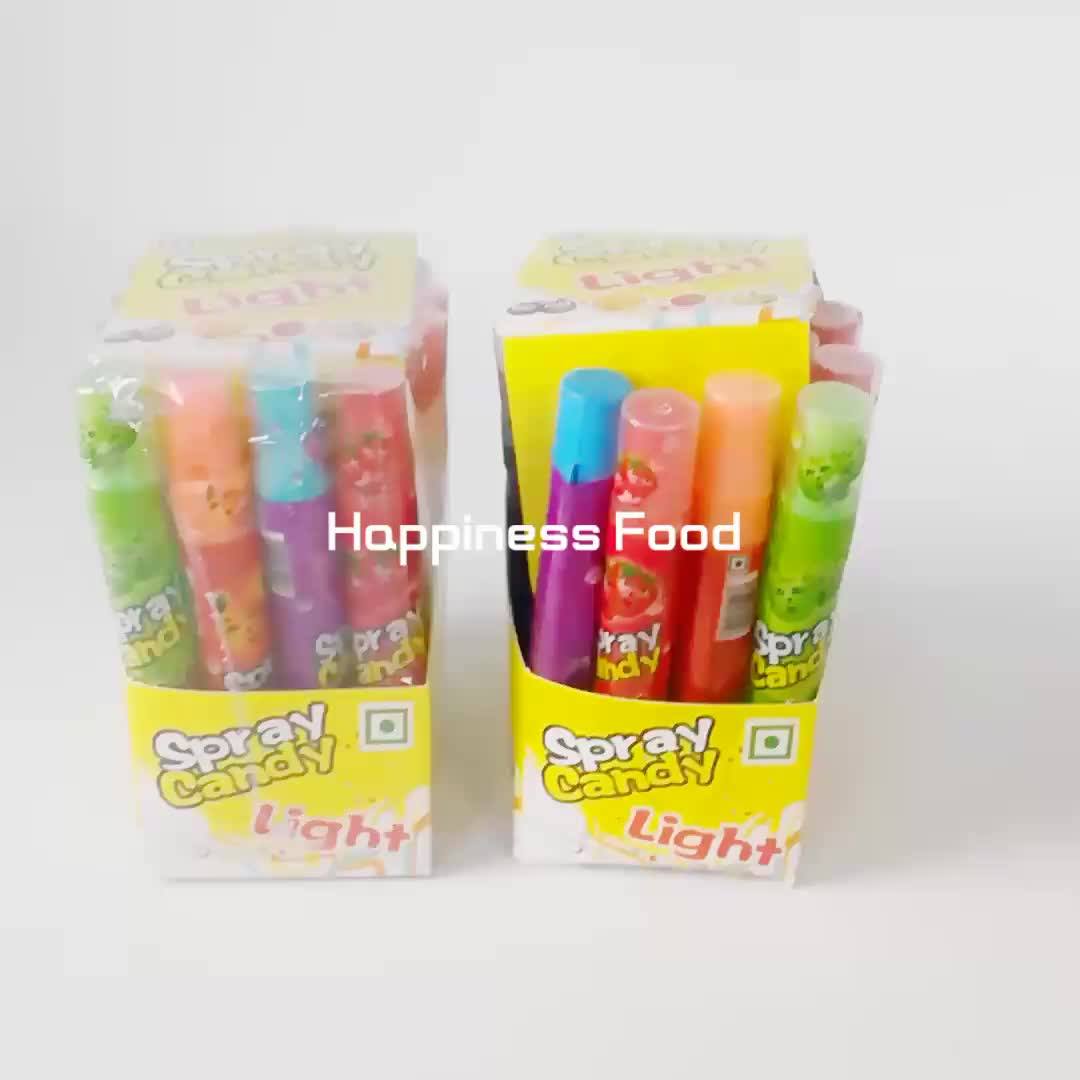 Sweet Liquid Fruity Colorful Light Spray Candy Buy Light Spray Candy