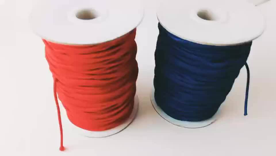 Wholesale 2.5mm 4mm 5mm 8mm 10mm Round Polyester Thread Elastic Bungee