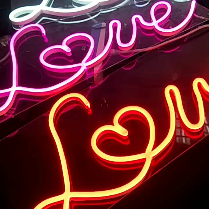 Neon Sign Light Neon Alphabet Shape Design Room Wall Decor Buy Led