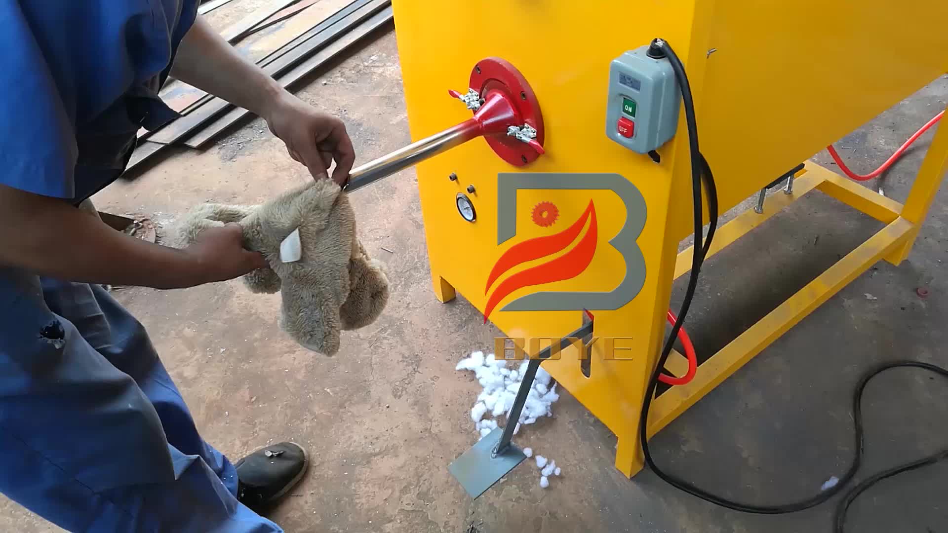 China Factory Supply Fiber Opening Pillow Filling Machine/plush Toy