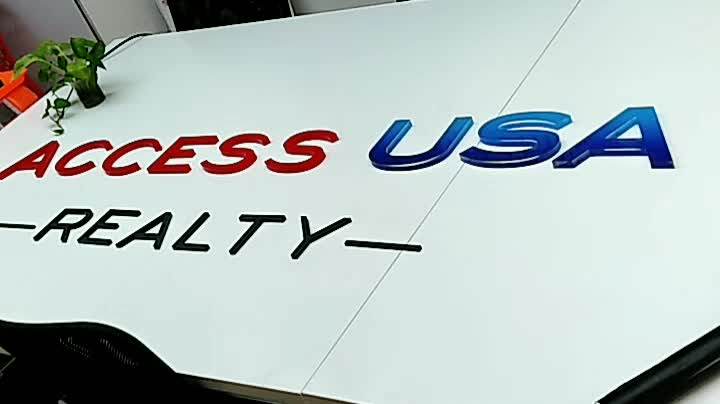 Custom Indoor 3d Acrylic Letters Logo Design Wall Letters Signs Lobby