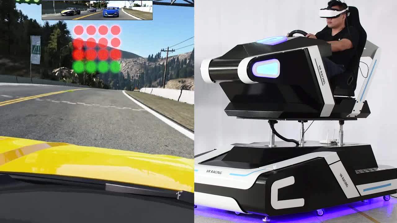 2023 High Profit Virtual Reality Car Racing 9d Vr Driving Simulator