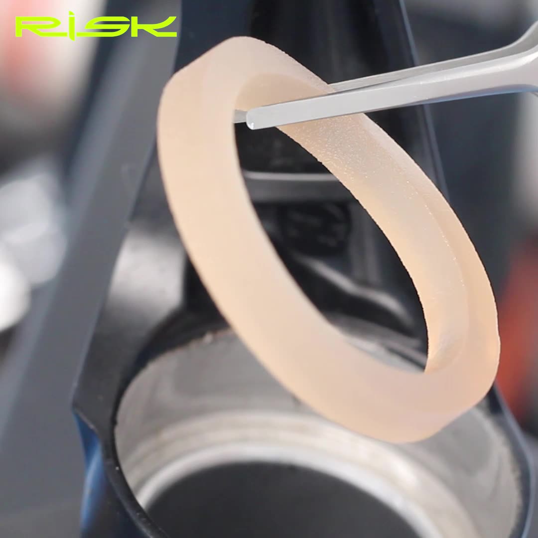 Anelli In Schiuma Paraolio Per Forcella Bici Diametri 30-40 Mm (2 Pezzi) Gialli