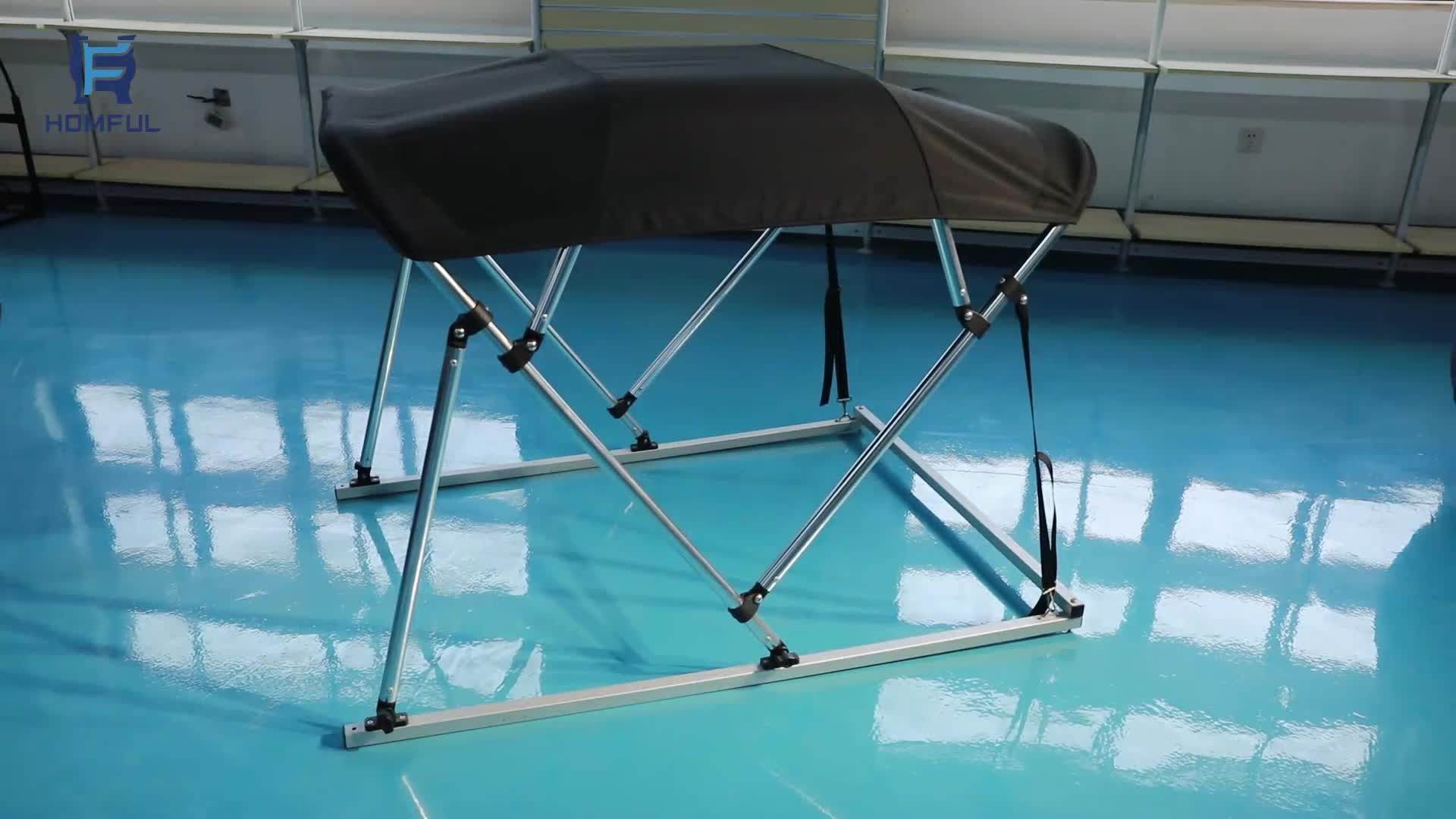 Marine Hardware 7 Years Manufacturer Aluminum Round Tube 3 Bow Boat