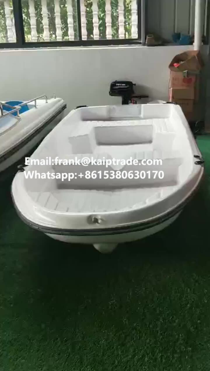 Kaip 3.7m Cheapest Small Fishing Jon Boat Ocean Fiberglass Fishing Rowing Paddle Boats With