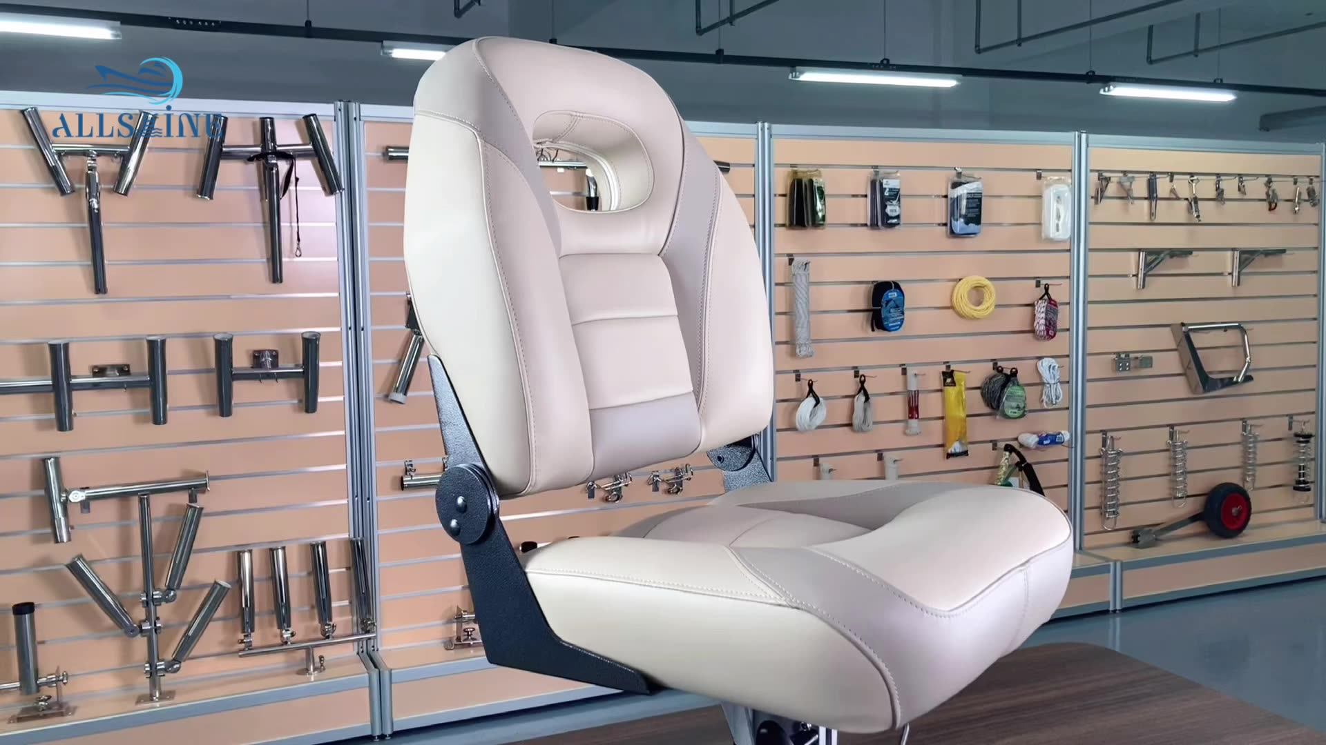 Marine Supplies Boat Accessories Yacht Seat High Back Folding Seat For