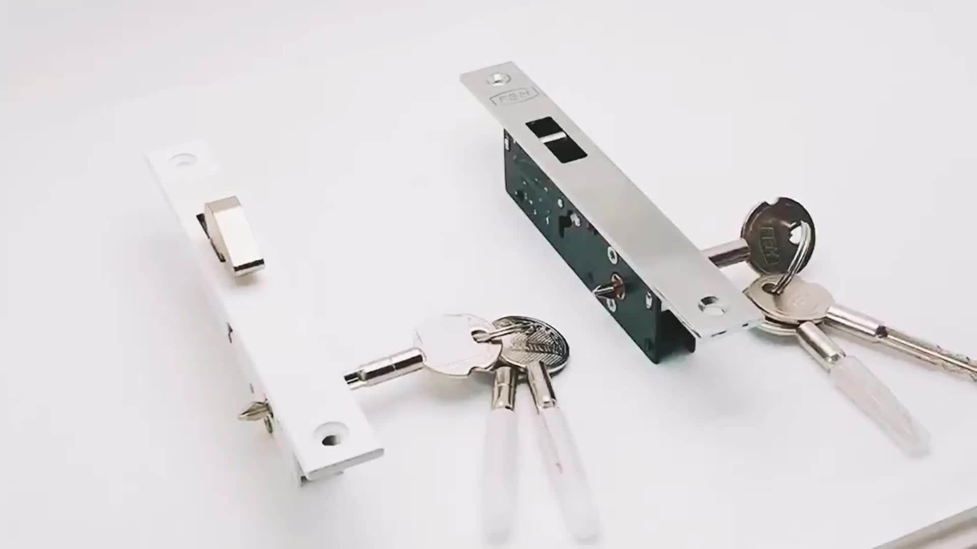 Italy Item Door Lock Set Roller Lock Roller Latch Lock For Interior