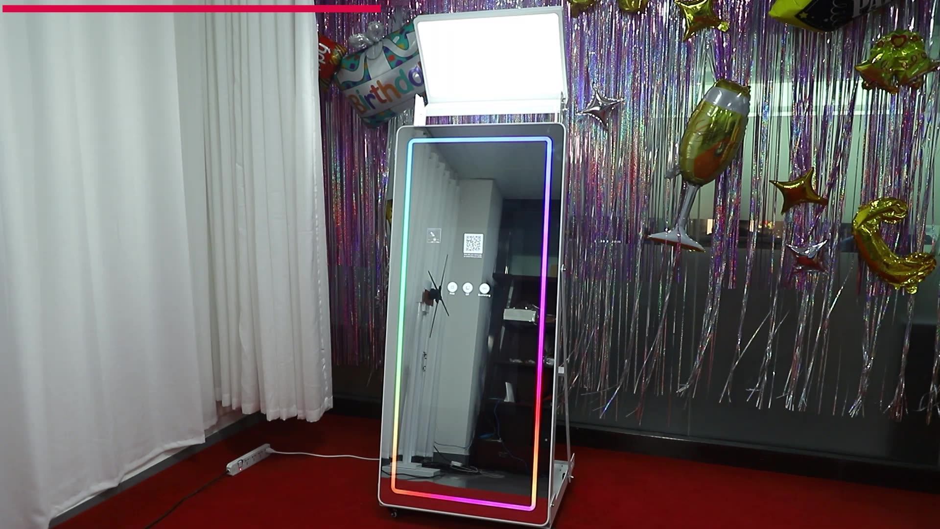 2023 Selfie Photo Booth Mirror Photo Booth Magic Mirror Photobooth