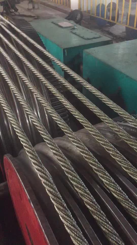 Yellow Strand Wire Rope 6*19s+fc,Wire Rope,Fitting 6*19s+iwrc For