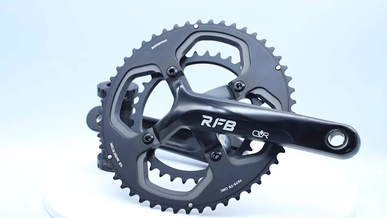 Manufacturer Road Bike/bicycle Cranksets Hollow Axle Laser Logo 10/11s 34/44t 155mm Road Bike