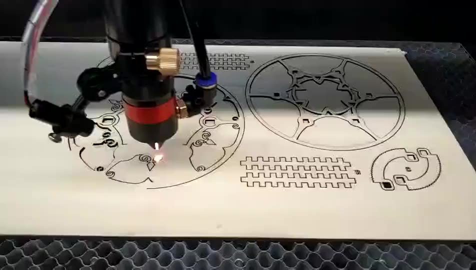 Чертеж c02 лазерный станок 60w 80w 100w 130w 6090 Non-metal Application Co2 Laser Cutting Engraving Machine