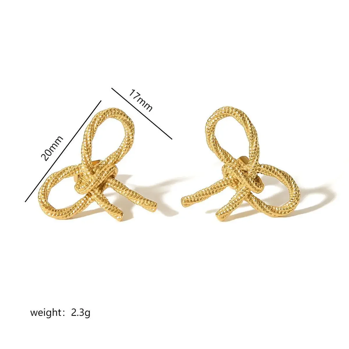 earrings with bow
