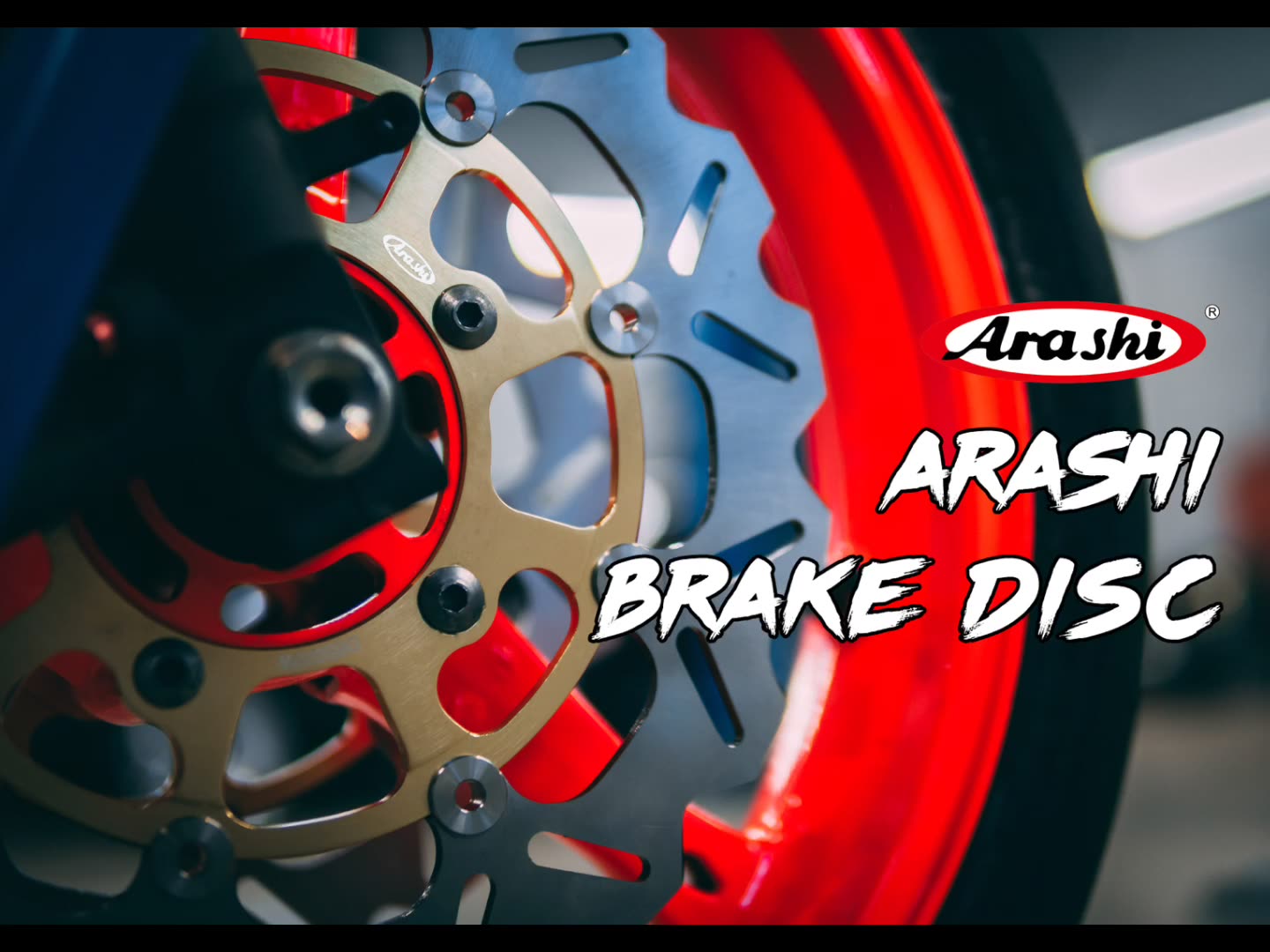Arashi 1 пара для DUCATI MONSTER 821 STRIPE ABS 2015 2016 2017 с ЧПУ полностью плавающие передние