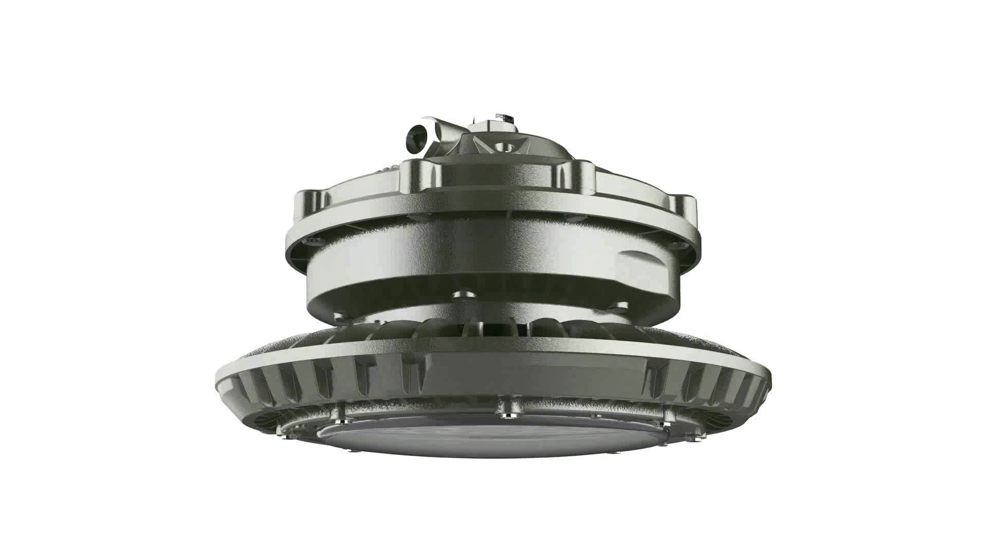 80w 100w 120w 150w Ouhui Atex Led Explosion Proof Lighting With 5 Year